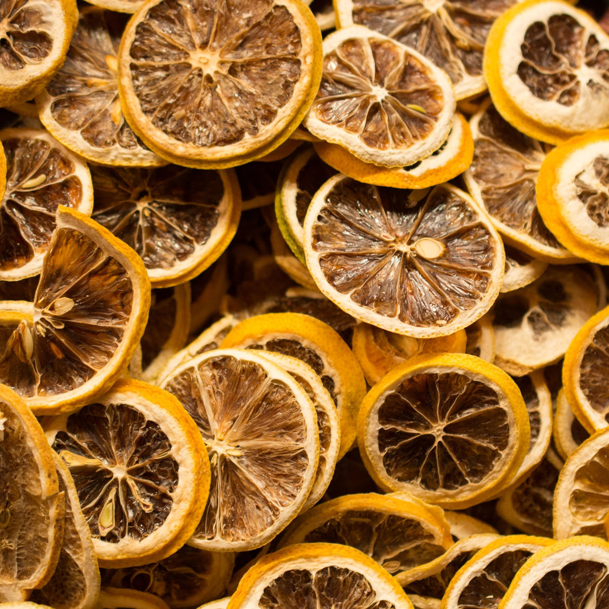 Natural & Sugar Free - 2.5 OZ Premium Dehydrated Lemon Slices for Cocktails Tea Cake Decoration - Dried Citrus for Cocktail Garnish