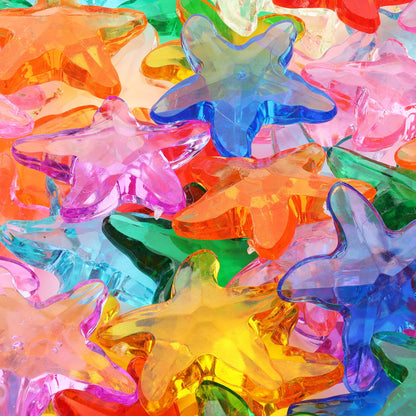 Acrylic Gems - 1.32LB (600 g) Jewels - Assorted Color Plastic Gemstones - Table Scatters Crystals - Aquarium Jewels Decor