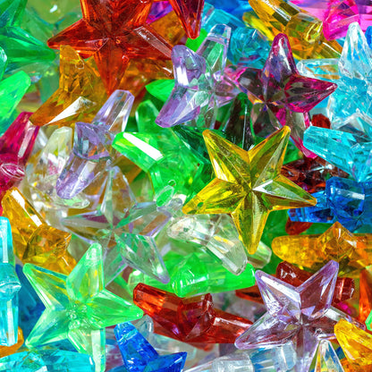 Acrylic Gems - 1.32LB (600 g) Jewels - Assorted Color Plastic Gemstones - Table Scatters Crystals - Aquarium Jewels Decor