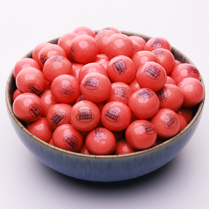 Gumballs for Gumball Machine - 1" Inch Strawberry-Banana Flavored Bubble Gum - 1.7 LB Bag