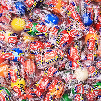 60 Pcs of Individually Wrapped Gumballs - 12 Oz Bag - Assorted Flavors