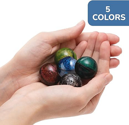 Entervending Bouncy Balls Bulk Little Bowling Ball for Kids and Gumball Machine 50 pcs 32 mm 1.26"