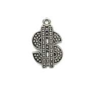 Voodoo Necklaces Charms Bulk - Vending Machine Toys - Metal Charms with Necklace Chains - Tibetan Silver Assorted Charms Pendants, 100pcs