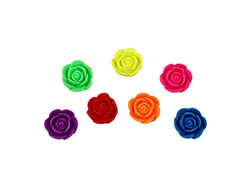 50 Pcs Roses Grow in Water Toys - Assorted Expandable Mini Flowers Water Growing Toys Easter Party Supplies for Kids and School Classroom Prizes