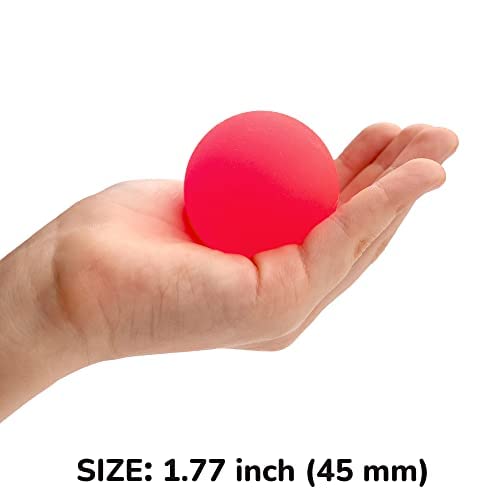 Glow in The Dark Bouncy Balls - 100Pcs Large Bouncy Ball 45mm  Hi Bounce Balls - Halloween Party Favors Balls - Glow Party Bouncing Balls