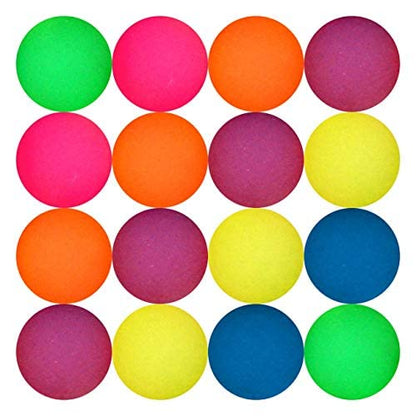 100 Pcs Frosty Bounce Balls Bulk - 45 mm Large Bouncy Balls for Kids - Hi Bounce Balls - Party Favors Balls - Rubber Balls for Kids