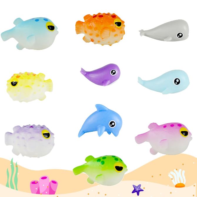 Mini Toys for Kids - Sea Creatures - Easter Egg Fillers - Mini Toys for Boys and Girls - Toys for Goody Bags, Party Favors, Classroom Prizes