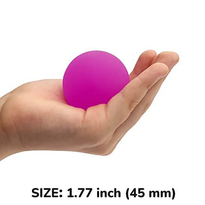 Glow in The Dark Bouncy Balls - 100 Pcs Bouncy Ball 45mm - Super Ball Toys - Hi Bounce Balls - Halloween Party Favors Balls