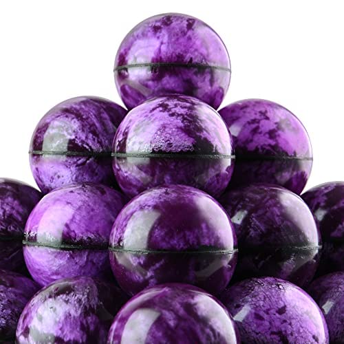 Bouncy Balls - Rubber Balls for Kids - Purple Bowling Bounce Balls - 50Pcs Large Bouncy Ball 45mm - Super Ball Vending Machine Toys