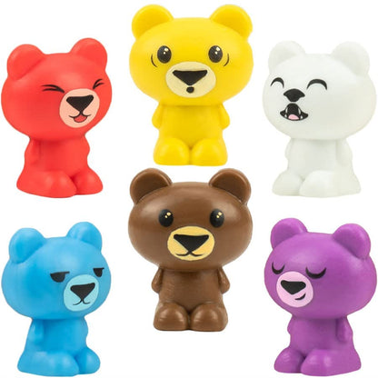 Bear Toy Figurines - Wild Life Animal Figures - Bear Figures - Bear Party Favors for Kids - Cake Toppers - Decoration Playset - Easter Gifts for Kids