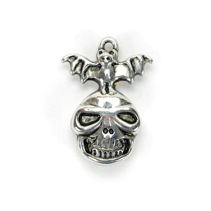 Voodoo Necklaces Charms Bulk - Vending Machine Toys - Metal Charms with Necklace Chains - Tibetan Silver Assorted Charms Pendants, 100pcs