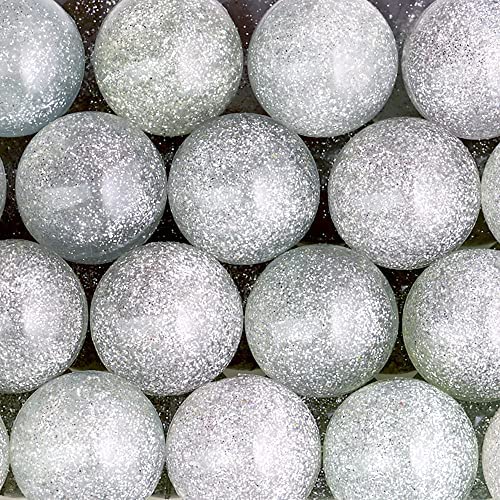 Bouncy Balls Bulk - Rubber Balls for Kids - Color Glitter Bounce Balls - Bundle of 4 Packs (100pcs) Large Bouncy Ball 45mm - Super Ball Toys