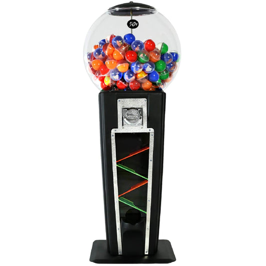 Vending Machine - Wizard Wonder Capsule Vending Machine - Prize Machine - Commercial Vending Machine for 2 Inch Round Capsules Gumballs Bouncy Balls - Black