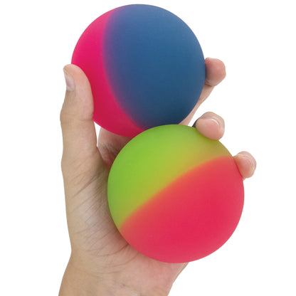 Bouncy Balls - Huge Rubber Balls for Kids - 3 Inches Jumbo ICY Bounce Balls - Large Bouncy Ball - Bouncy Balls Party Favors for Kids