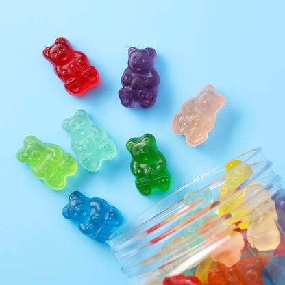 Gummy Bears - Assorted Flavors Sour Candy Gummies in Jar - 12 oz Gummy Bear Mix - Fun and Delicious Gummy Snack