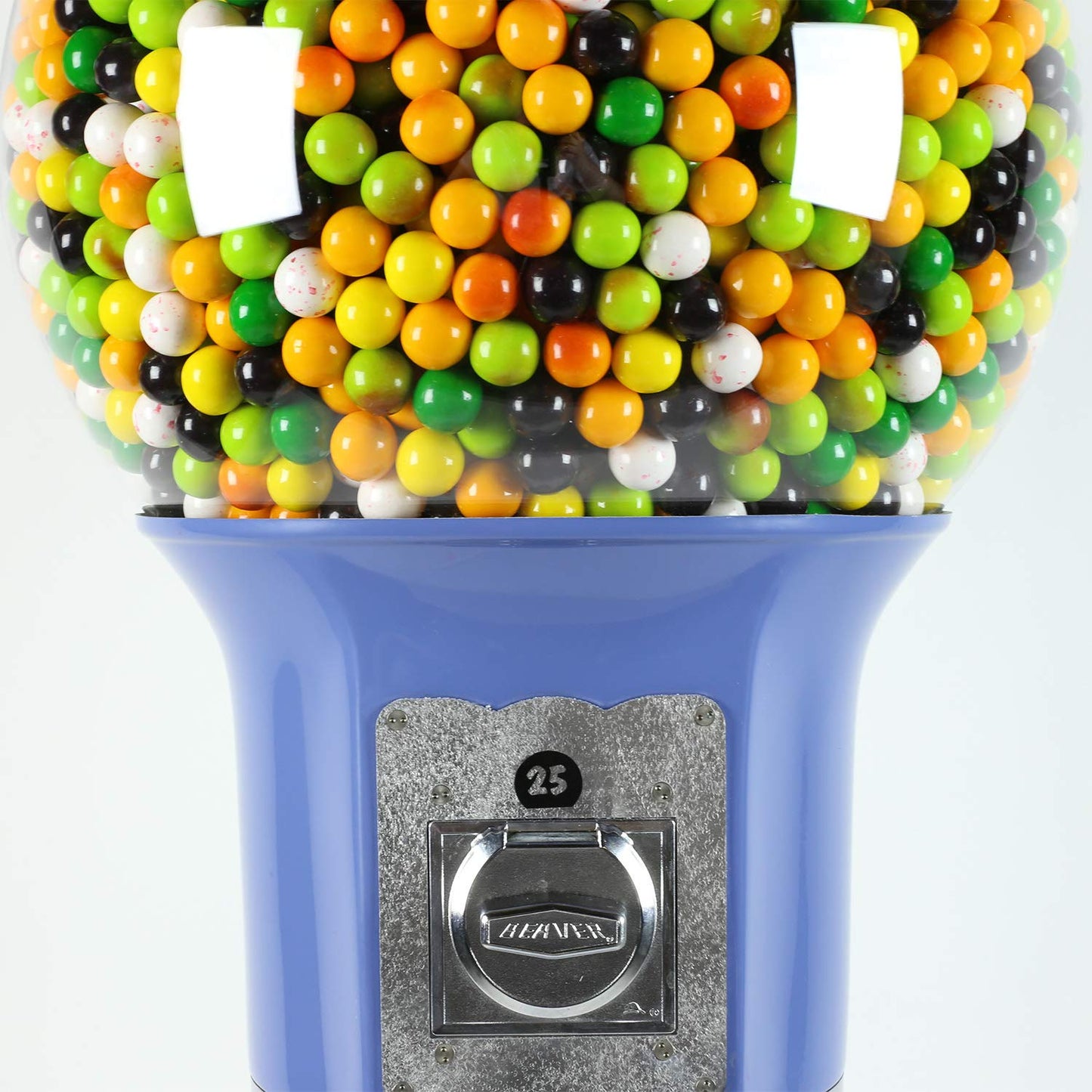 Spiral Gumball Machine 4'10" for $0.25. Great for 1” Gumballs, Bouncy Balls, Capsule Toys