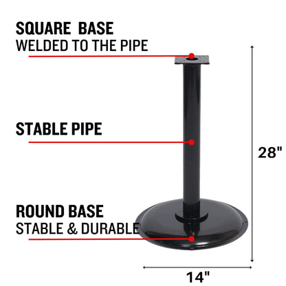 Single Heavy Duty Pipe Stand for Titan Capsule Machine