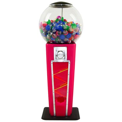 Vending Machine - Wizard Wonder Capsule Vending Machine - Prize Machine - Commercial Vending Machine for 2 Inch Round Capsules Gumballs Bouncy Balls - Crimson