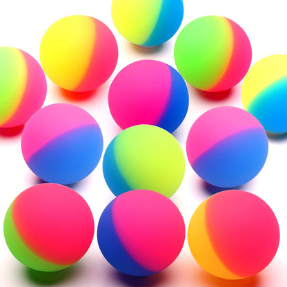 Bouncy Balls - Huge Rubber Balls for Kids - 3 Inches Jumbo ICY Bounce Balls - Large Bouncy Ball - Bouncy Balls Party Favors for Kids