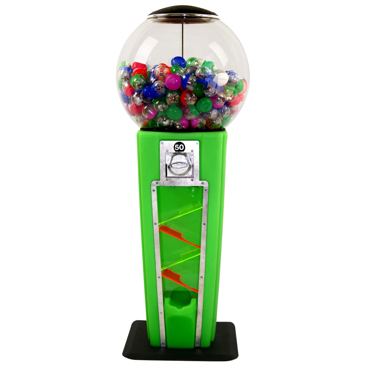 Vending Machine - Wizard Wonder Capsule Vending Machine - Prize Machine - Commercial Vending Machine for 2 Inch Round Capsules Gumballs Bouncy Balls - Green