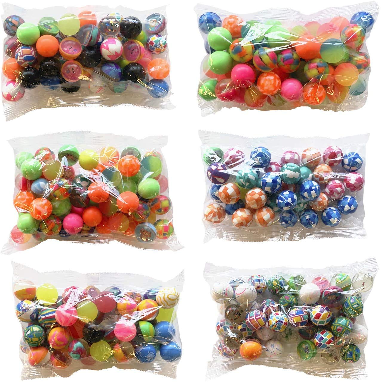 Bouncy Balls - Bouncing Balls Assorted Pack - Bouncy Balls for Kids - Bouncy Ball Toys for Vending Machine - Bouncy Party Favors Balls - Super Balls