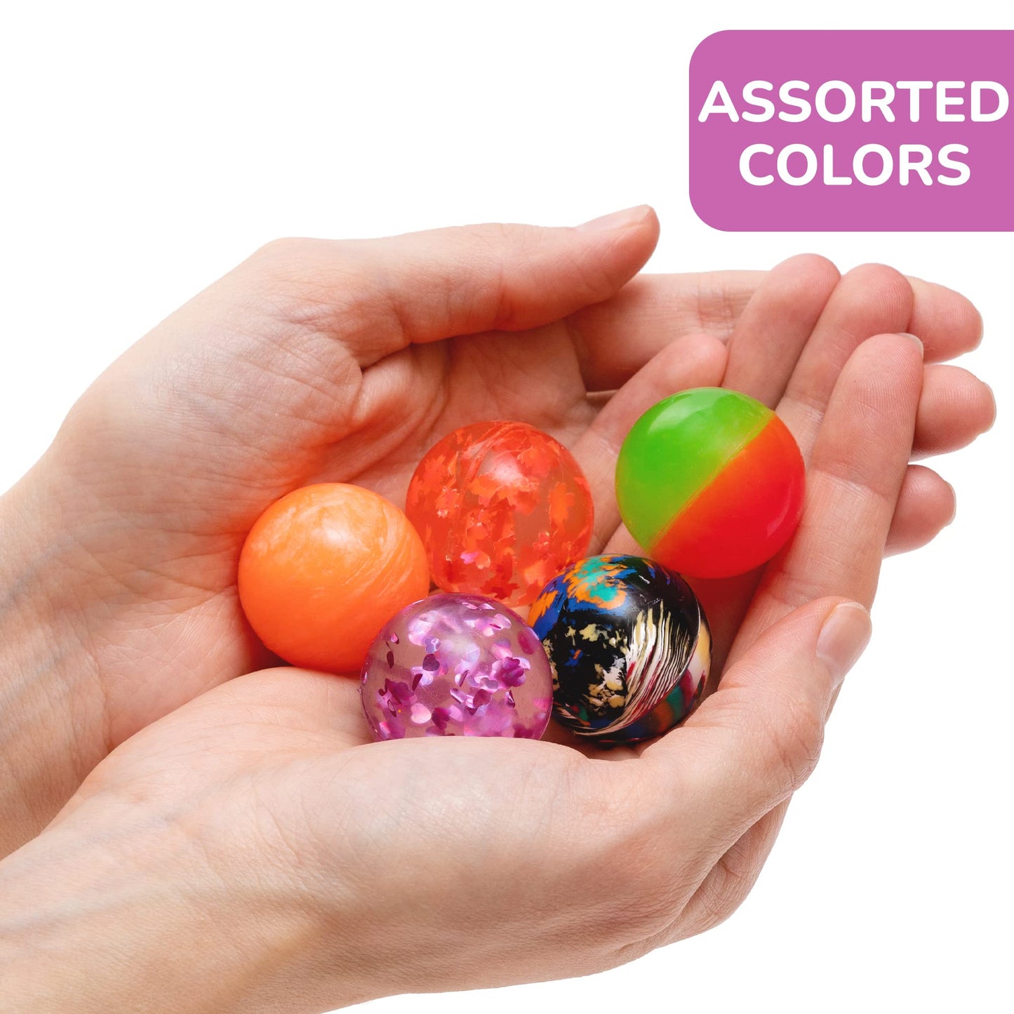 Bouncy Balls - Bouncing Balls Assorted Pack - Bouncy Balls for Kids - Bouncy Ball Toys for Vending Machine - Bouncy Party Favors Balls - Super Balls