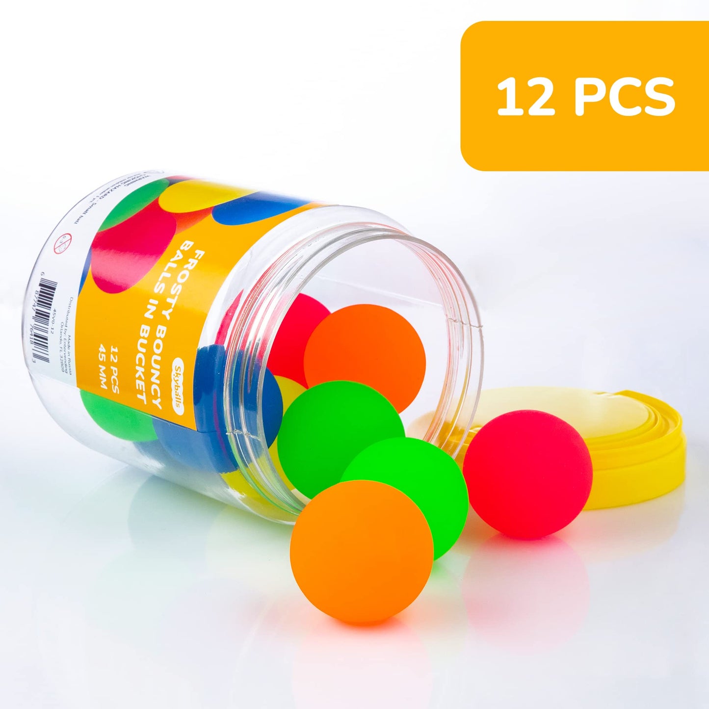 Bounce Balls - 25 mm Little Balls for Kids - Bouncy Balls Party Favors - Gumball Machine Bouncy Balls Bulk Refill