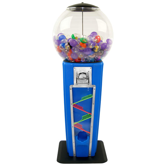 Vending Machine - Wizard Wonder Capsule Vending Machine - Prize Machine - Commercial Vending Machine for 2 Inch Round Capsules Gumballs Bouncy Balls - Blue