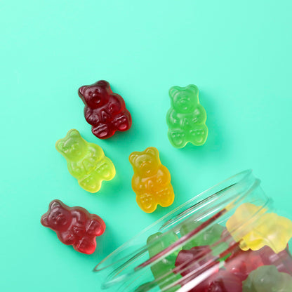 Gummy Bears - Assorted Flavors Sour Candy Gummies in Jar - 12 oz Gummy Bear Mix - Fun and Delicious Gummy Snack