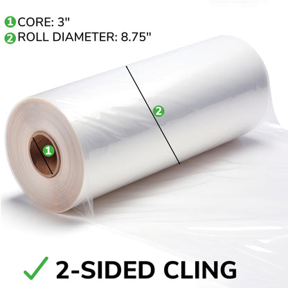 Shrink Wrap, 18" x 4265 Feet, Super Duty 120 Gauge (30 Micron) Industrial Heavy Duty Plastic Shrink Wrap for Pallet Packing, Shipping, Moving Supplies