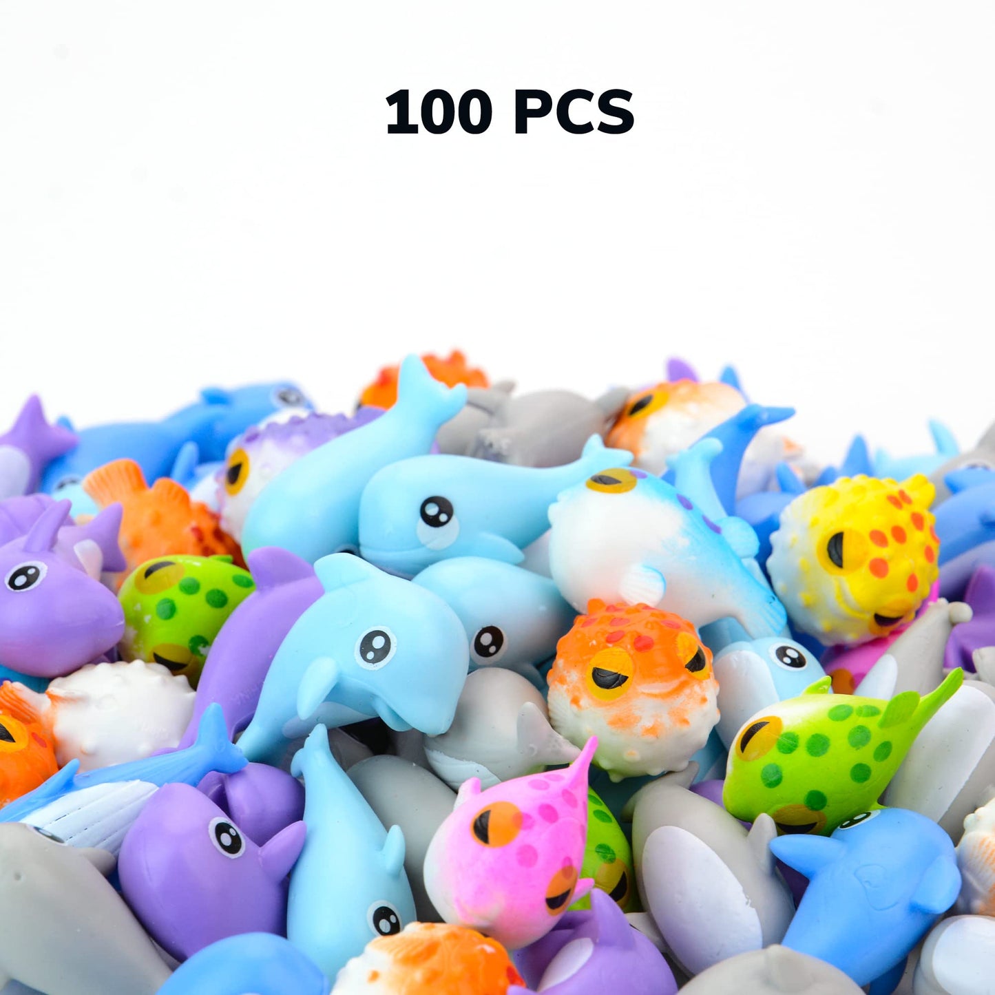 Mini Toys for Kids - Sea Creatures - Easter Egg Fillers - Mini Toys for Boys and Girls - Toys for Goody Bags, Party Favors, Classroom Prizes