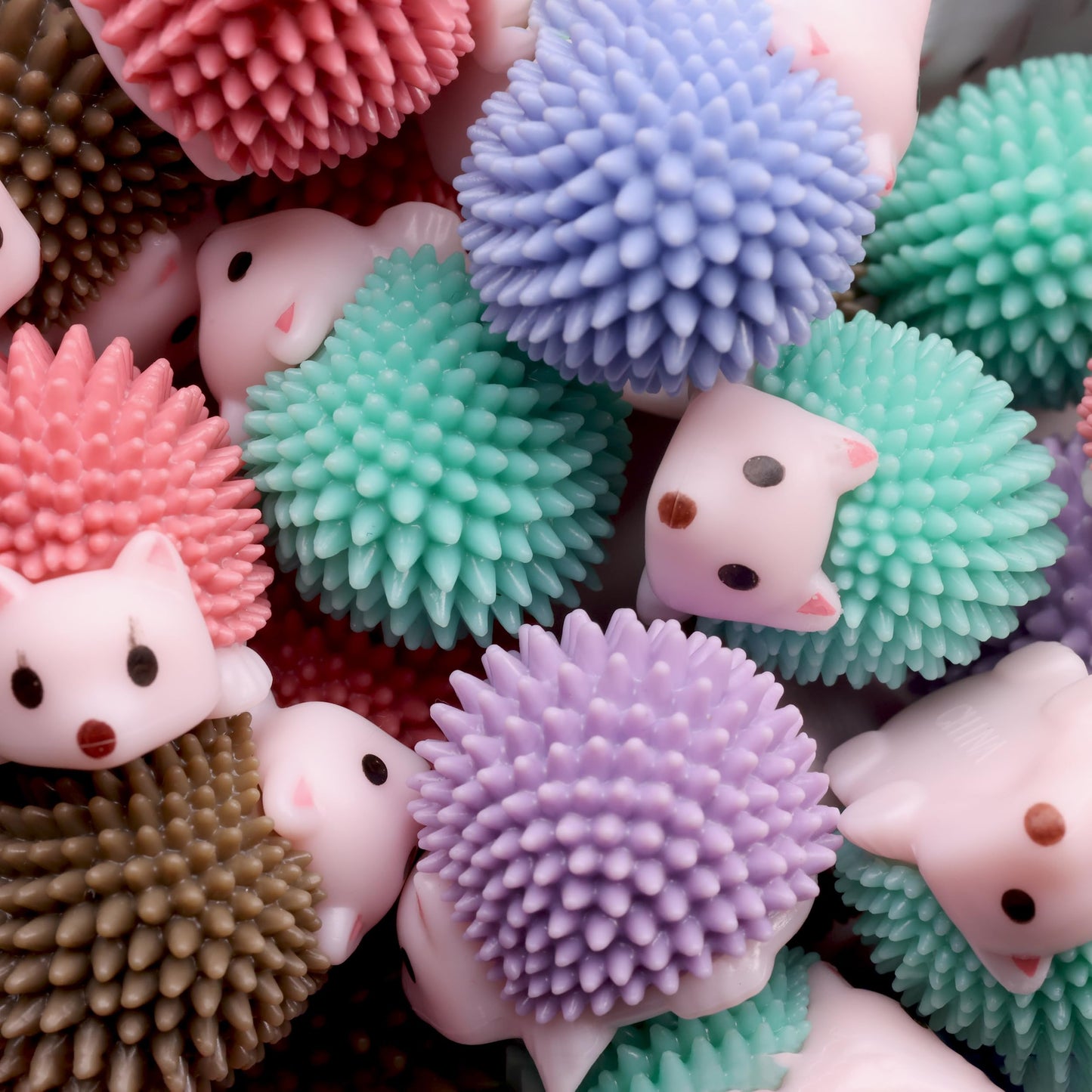 Hedgehog Toy Figurines - Wild Life Animal Figures - Figurines Party Favors for Kids - Cake Toppers – Woodland Decoration Playset - Cognitive Toys