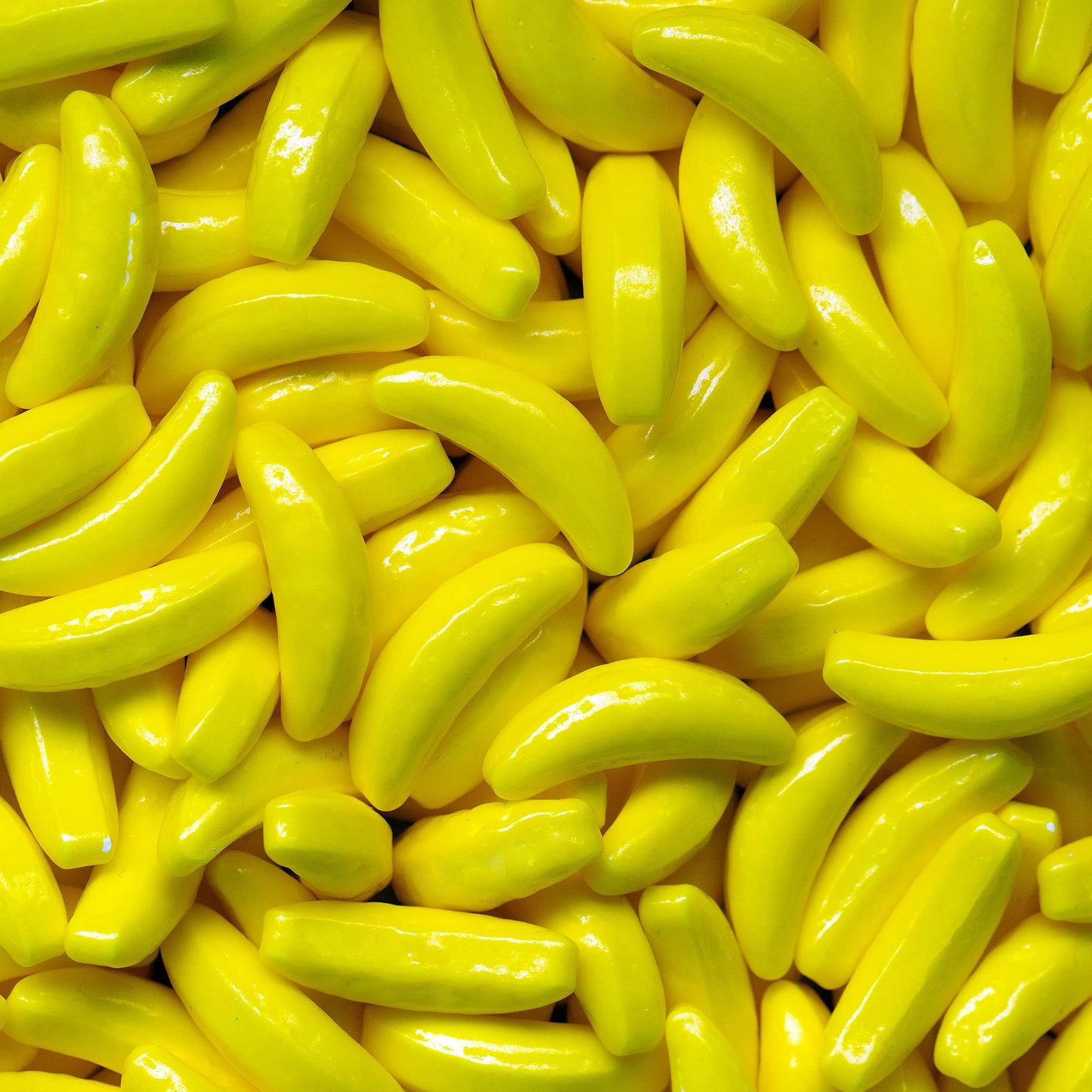 Bulk Candy - Hard Candy for Kids - 1.7 Lb Yellow Banana Candy - Candy for Candy Machine - Yellow Candy Bulk Banana Heads - Banana Flavored Runts Candy