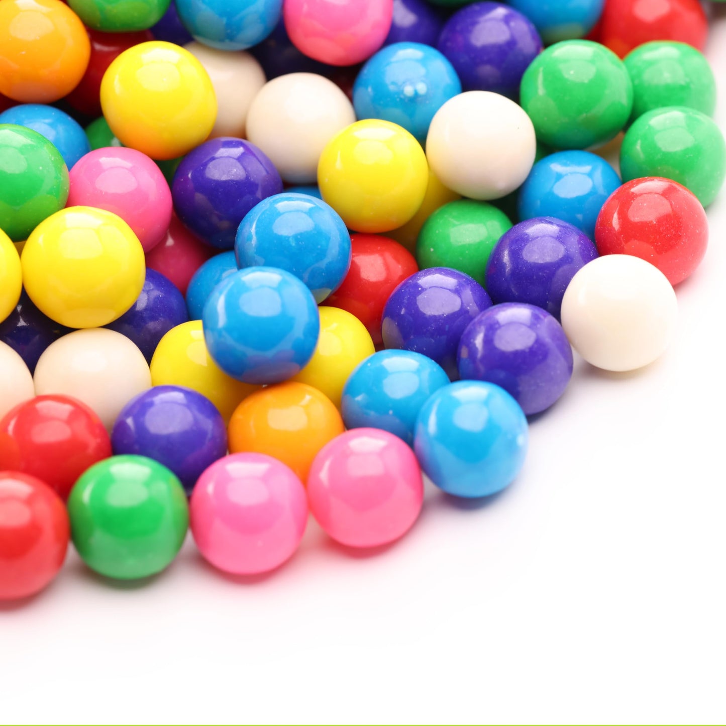 Mini Gumballs for Gumball Machine Refills - 0.5" Inch Assorted Fruit Flavored Chewing Gum - 1.7 LB Bag