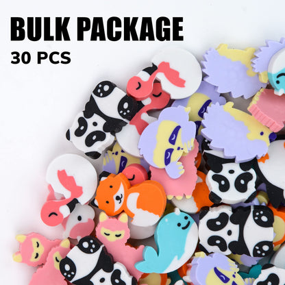 Erasers for Kids - Pencil Eraser Animals - Mini Erasers Kids - Cute Erasers for Classroom Prizes - Mini School Supplies