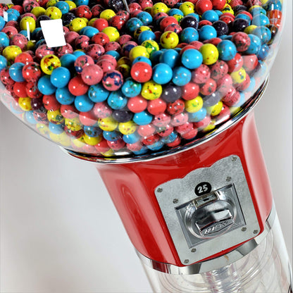 Spiral Gumball Machine 4'10" for $0.25. Great for 1” Gumballs, Bouncy Balls, Capsule Toys