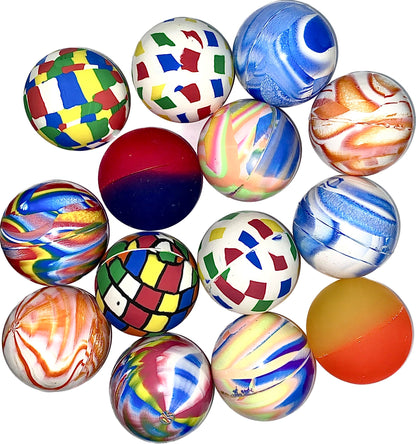 Bouncy Balls - Rubber Balls for Kids - Mixed Bounce Balls - 60 mm Big Bouncy Ball - Bouncing Balls Party Favors